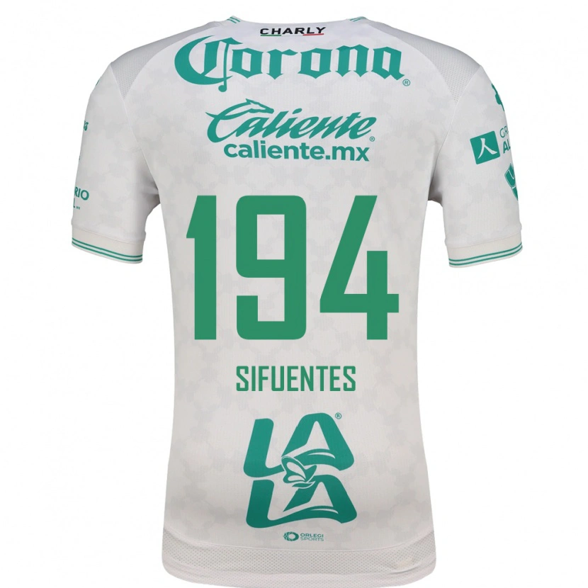 Danxen Bambino Maglia José Manuel Sifuentes #194 Verde Chiaro Bianco Kit Gara Away 2026/27 Maglietta