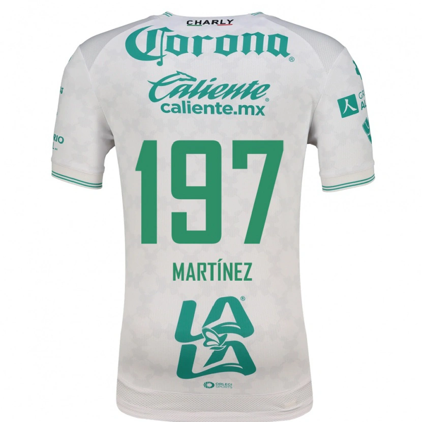 Danxen Bambino Maglia André Martínez #197 Verde Chiaro Bianco Kit Gara Away 2026/27 Maglietta