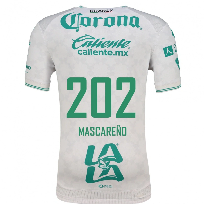 Danxen Bambino Maglia Luis Mascareño #202 Verde Chiaro Bianco Kit Gara Away 2026/27 Maglietta