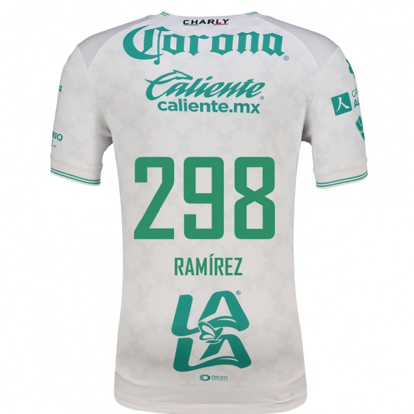 Danxen Bambino Maglia Ángel Ramírez #298 Verde Chiaro Bianco Kit Gara Away 2026/27 Maglietta