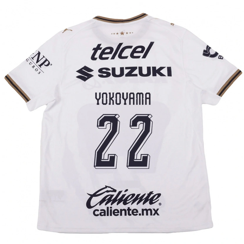 Danxen Bambino Maglia Akemi Yokoyama #22 Bianco Nero Marrone Kit Gara Away 2026/27 Maglietta