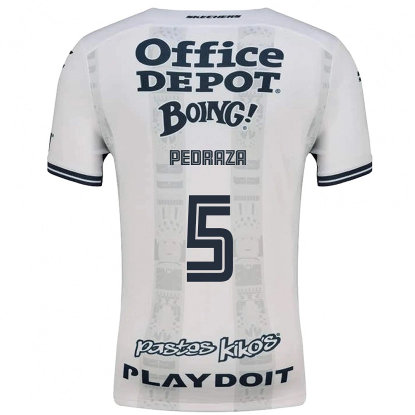Danxen Bambino Maglia Pedro Pedraza #5 Rosso Bianco Nero Kit Gara Away 2026/27 Maglietta