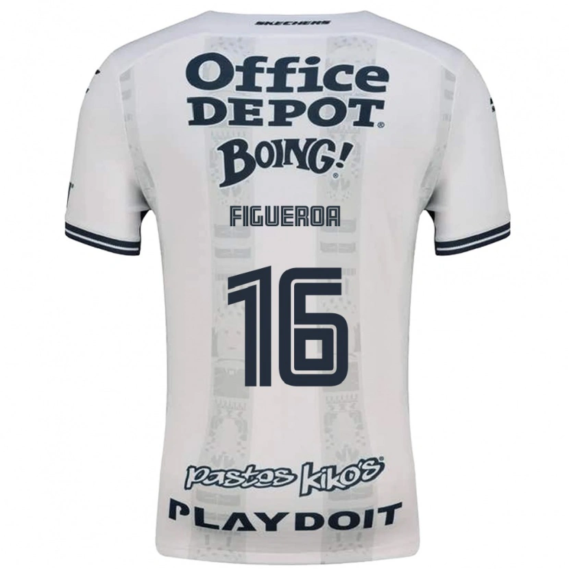 Danxen Bambino Maglia Antonio Figueroa #16 Rosso Bianco Nero Kit Gara Away 2026/27 Maglietta