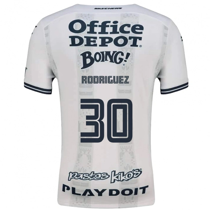 Danxen Bambino Maglia Lenin Rodríguez #30 Rosso Bianco Nero Kit Gara Away 2026/27 Maglietta