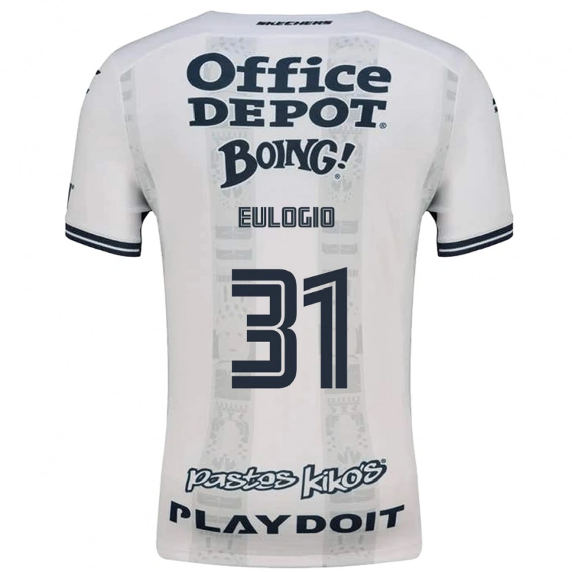 Danxen Bambino Maglia José Eulogio #31 Rosso Bianco Nero Kit Gara Away 2026/27 Maglietta