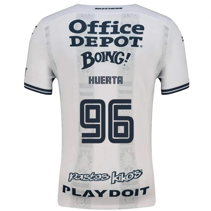 Danxen Bambino Maglia Edwin Huerta #96 Rosso Bianco Nero Kit Gara Away 2026/27 Maglietta