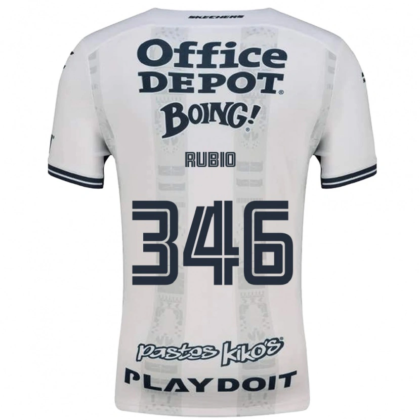 Danxen Bambino Maglia Mateo Rubio #346 Rosso Bianco Nero Kit Gara Away 2026/27 Maglietta