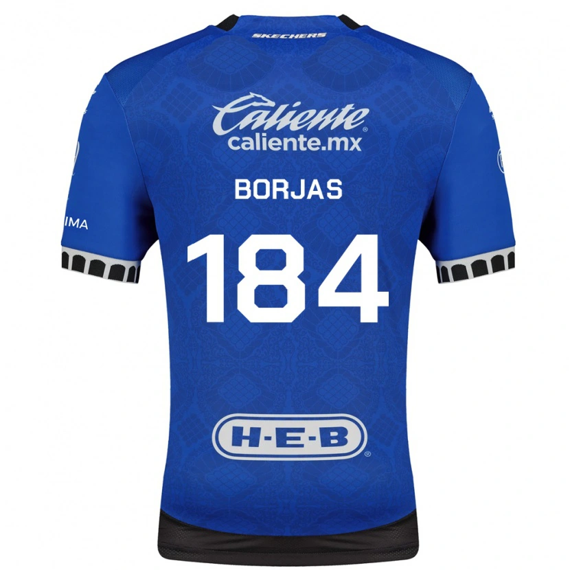 Danxen Bambino Maglia Daniel Borjas #184 Blu Reale Bianco Nero Kit Gara Away 2026/27 Maglietta