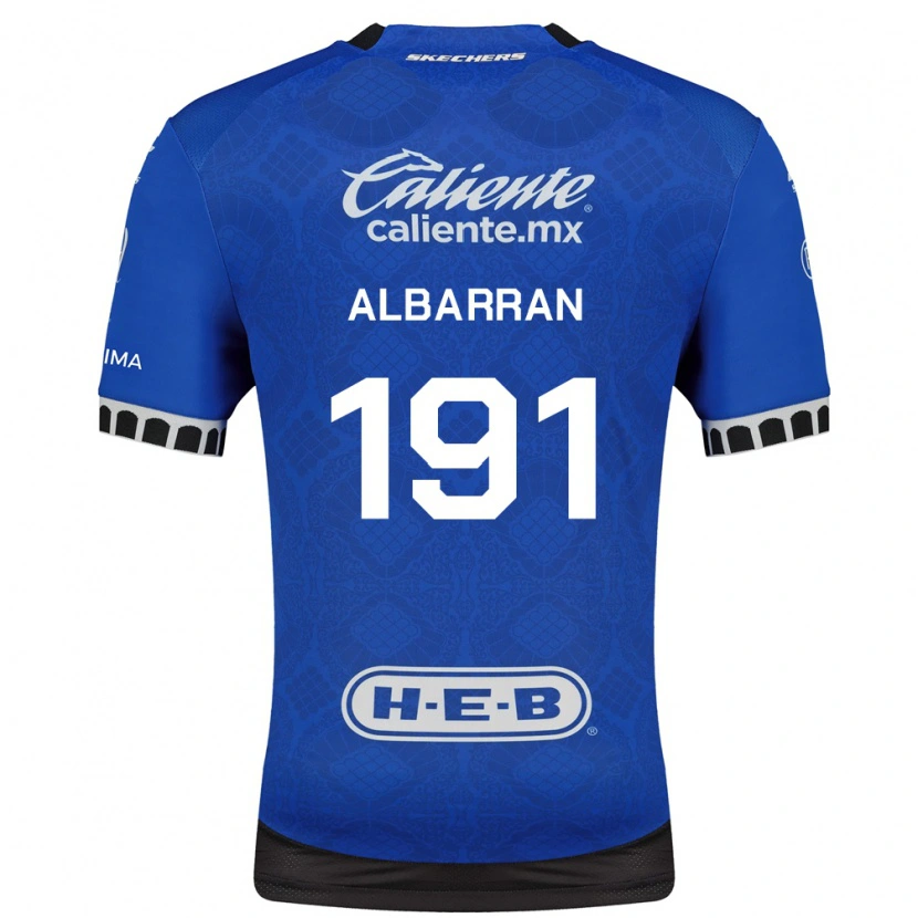 Danxen Bambino Maglia Emilio Albarran #191 Blu Reale Bianco Nero Kit Gara Away 2026/27 Maglietta