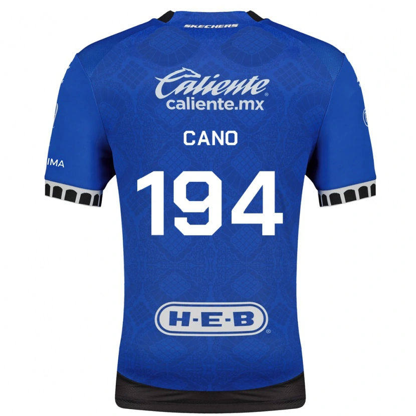 Danxen Bambino Maglia Juan Cano #194 Blu Reale Bianco Nero Kit Gara Away 2026/27 Maglietta