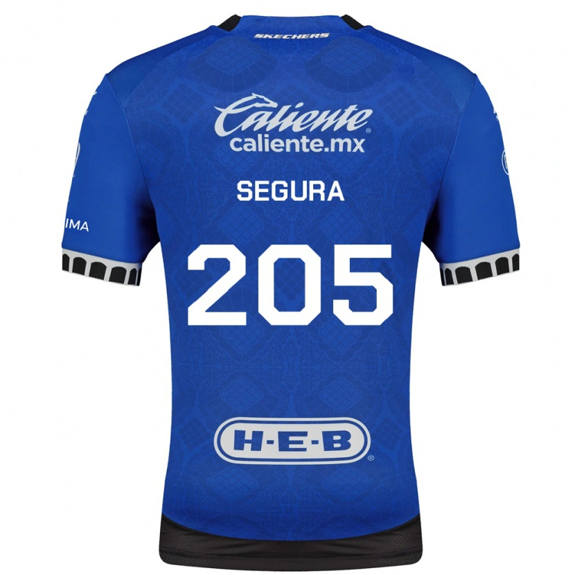 Danxen Bambino Maglia Mathías Segura #205 Blu Reale Bianco Nero Kit Gara Away 2026/27 Maglietta