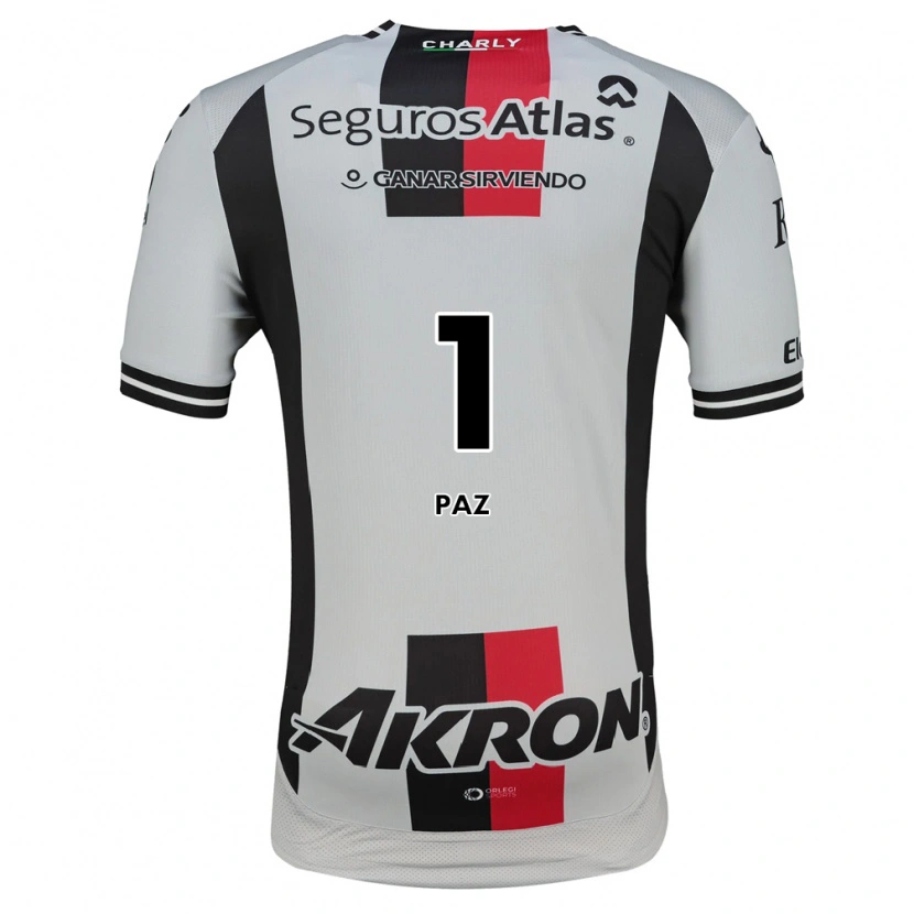 Danxen Bambino Maglia Ana Gabriela Paz #1 Bianco Rosso Nero Kit Gara Away 2026/27 Maglietta
