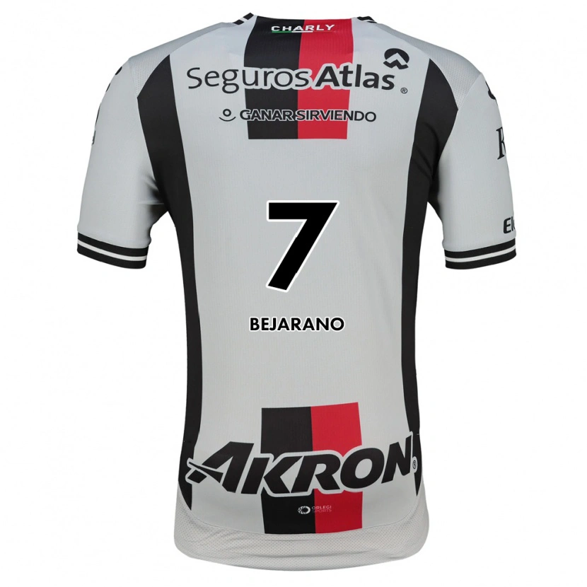Danxen Bambino Maglia Susan Bejarano #7 Bianco Rosso Nero Kit Gara Away 2026/27 Maglietta