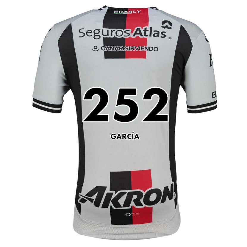 Danxen Bambino Maglia Gibrán García #252 Bianco Rosso Nero Kit Gara Away 2026/27 Maglietta