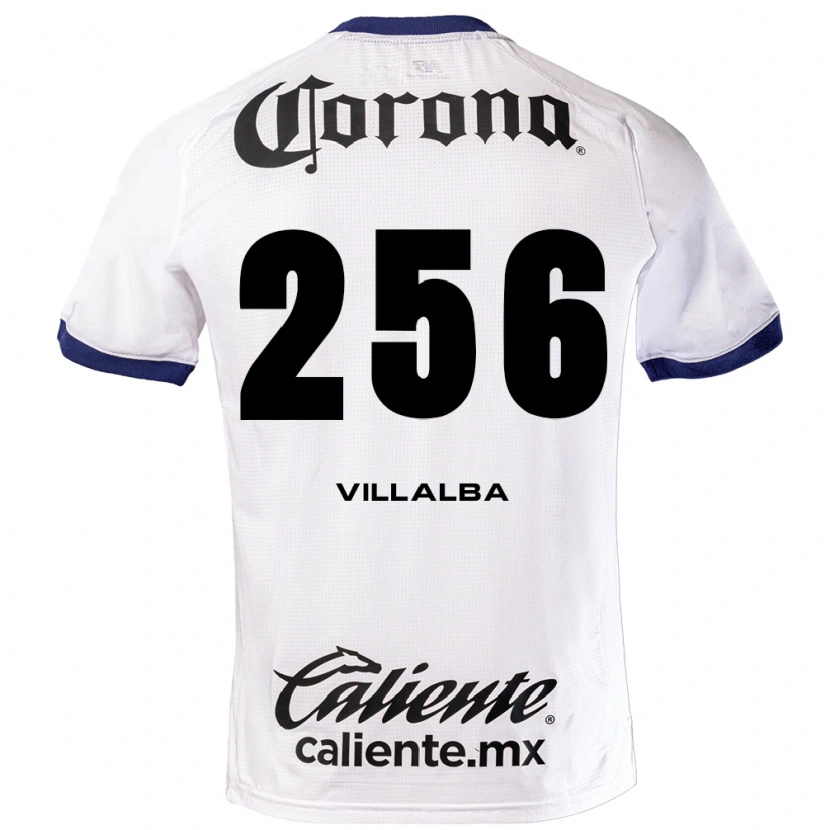 Danxen Bambino Maglia Uriel Villalba #256 Bianco Blu Nero Kit Gara Away 2026/27 Maglietta