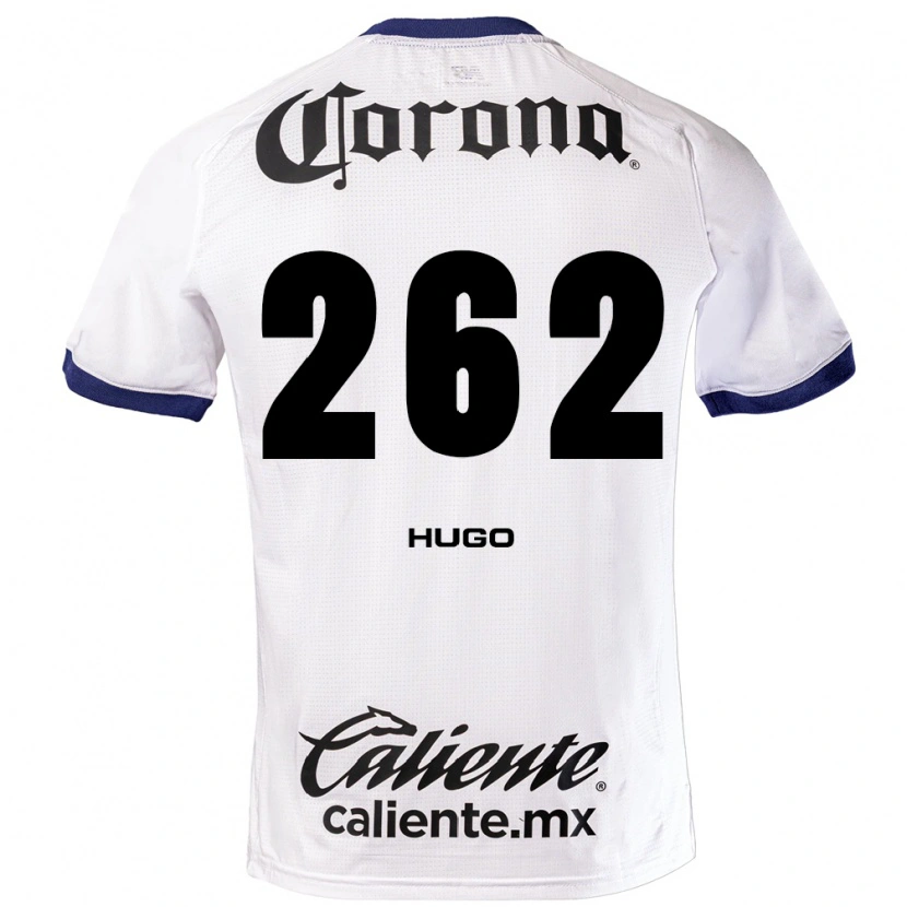 Danxen Bambino Maglia Hugo Maximiliano González #262 Bianco Blu Nero Kit Gara Away 2026/27 Maglietta