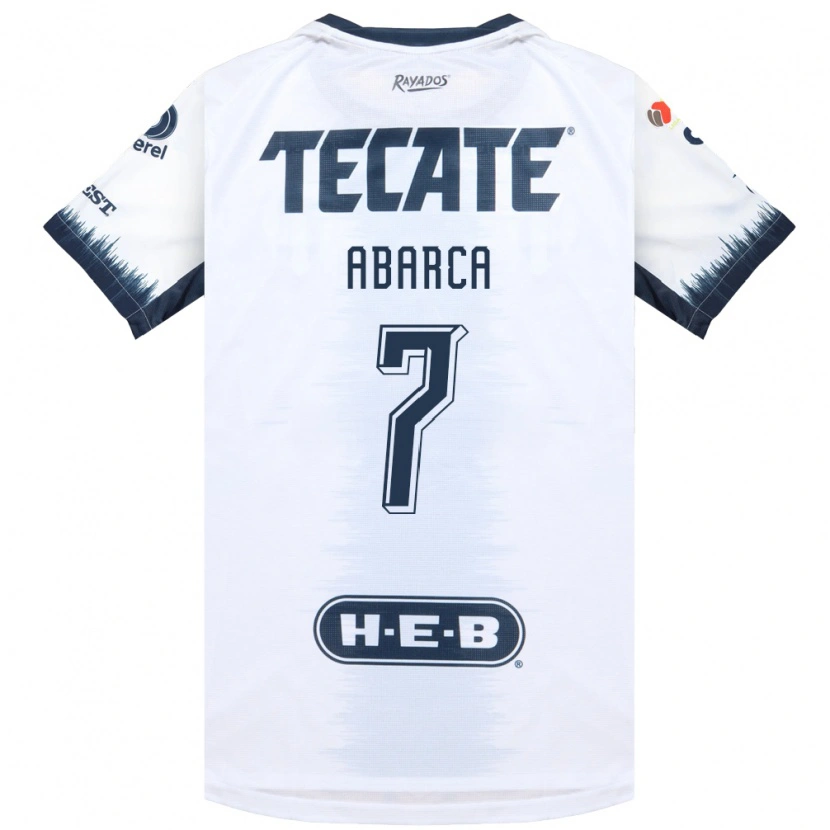 Danxen Bambino Maglia Vidalia Abarca #7 Bianco Bluinchiostro Rosso Kit Gara Away 2026/27 Maglietta