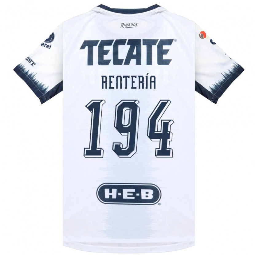 Danxen Bambino Maglia Ricardo Rentería #194 Bianco Bluinchiostro Rosso Kit Gara Away 2026/27 Maglietta