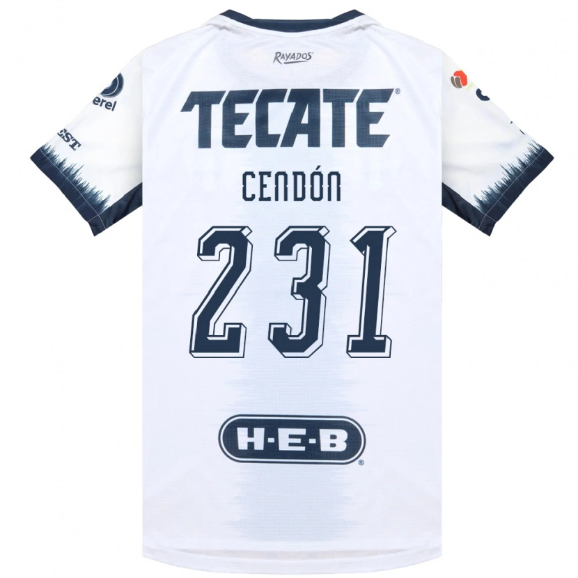 Danxen Bambino Maglia Maximiliano Cendón #231 Bianco Bluinchiostro Rosso Kit Gara Away 2026/27 Maglietta