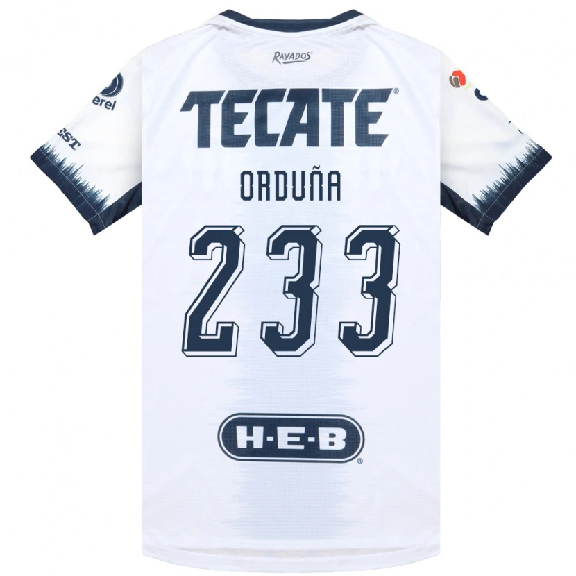 Danxen Bambino Maglia Jonathan Orduña #233 Bianco Bluinchiostro Rosso Kit Gara Away 2026/27 Maglietta
