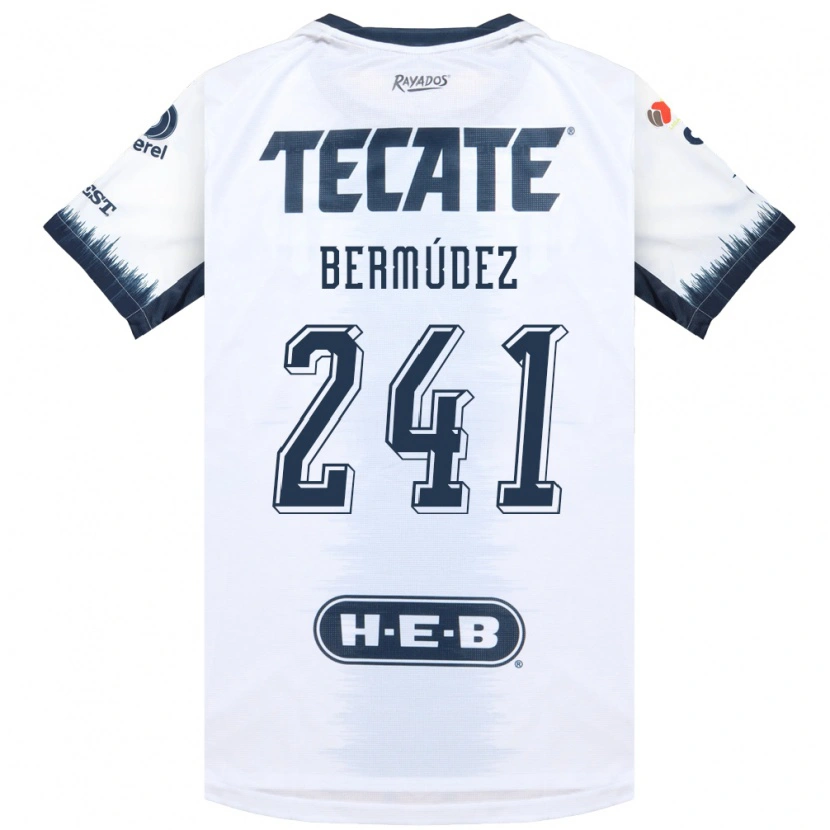 Danxen Bambino Maglia Santiago Bermúdez #241 Bianco Bluinchiostro Rosso Kit Gara Away 2026/27 Maglietta