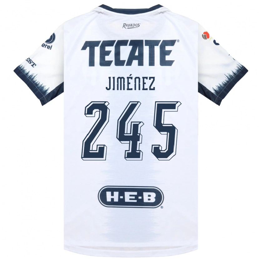 Danxen Bambino Maglia Gabriel Jiménez #245 Bianco Bluinchiostro Rosso Kit Gara Away 2026/27 Maglietta