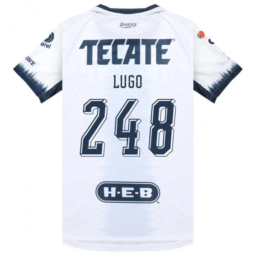 Danxen Bambino Maglia Edy Lugo #248 Bianco Bluinchiostro Rosso Kit Gara Away 2026/27 Maglietta
