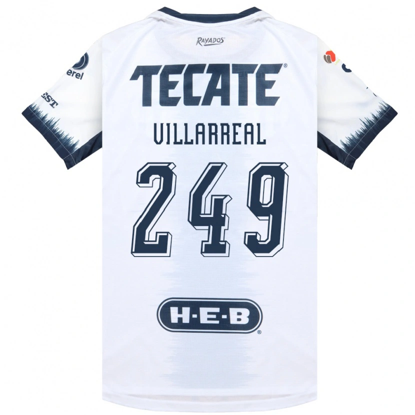 Danxen Bambino Maglia Daniel Villarreal #249 Bianco Bluinchiostro Rosso Kit Gara Away 2026/27 Maglietta