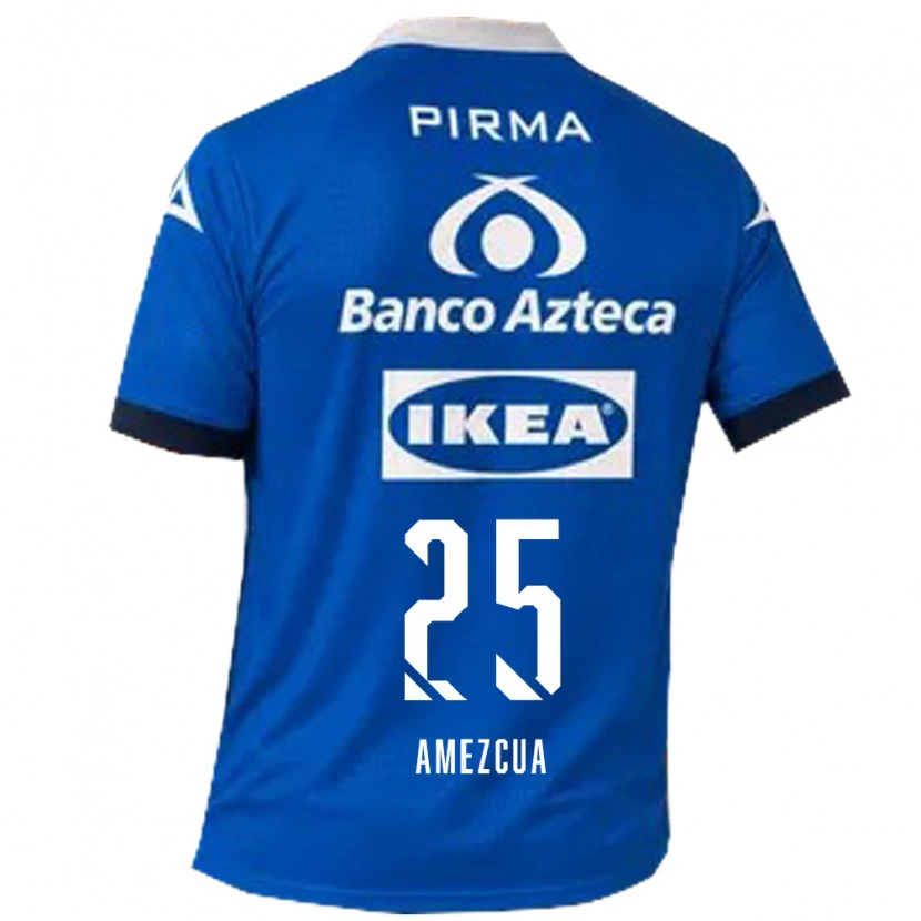 Danxen Bambino Maglia Mariana Amezcua #25 Blu Bianco Kit Gara Away 2026/27 Maglietta