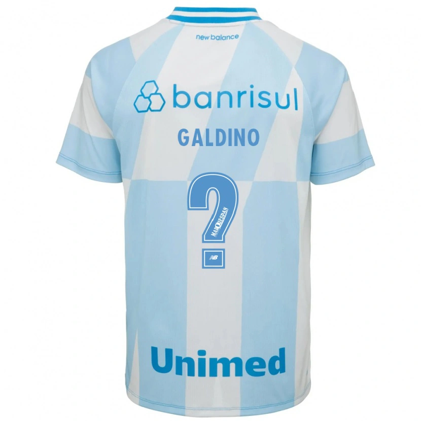 Danxen Bambino Maglia Vytor Galdino #0 Azzurro Chiaro Bianco Kit Gara Away 2026/27 Maglietta