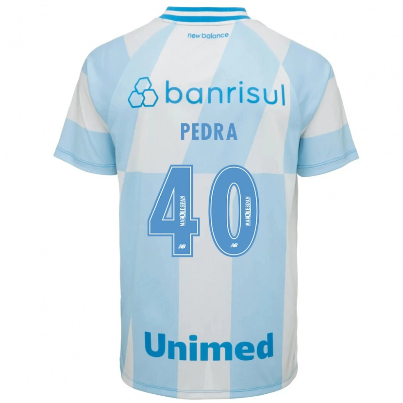 Danxen Bambino Maglia Duda Pedra #40 Azzurro Chiaro Bianco Kit Gara Away 2026/27 Maglietta