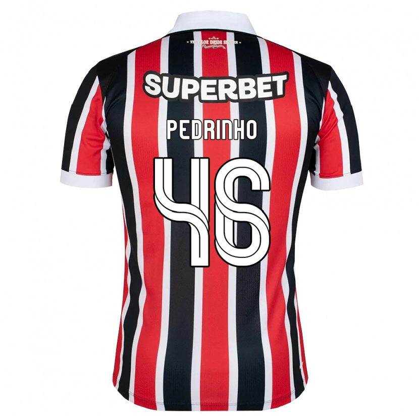 Danxen Bambino Maglia Pedro Ferreira #46 Rosso Bianco Nero Kit Gara Away 2026/27 Maglietta