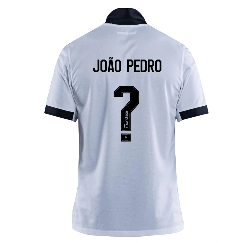 Danxen Bambino Maglia João Mathias #0 Nero Bianco Kit Gara Away 2026/27 Maglietta