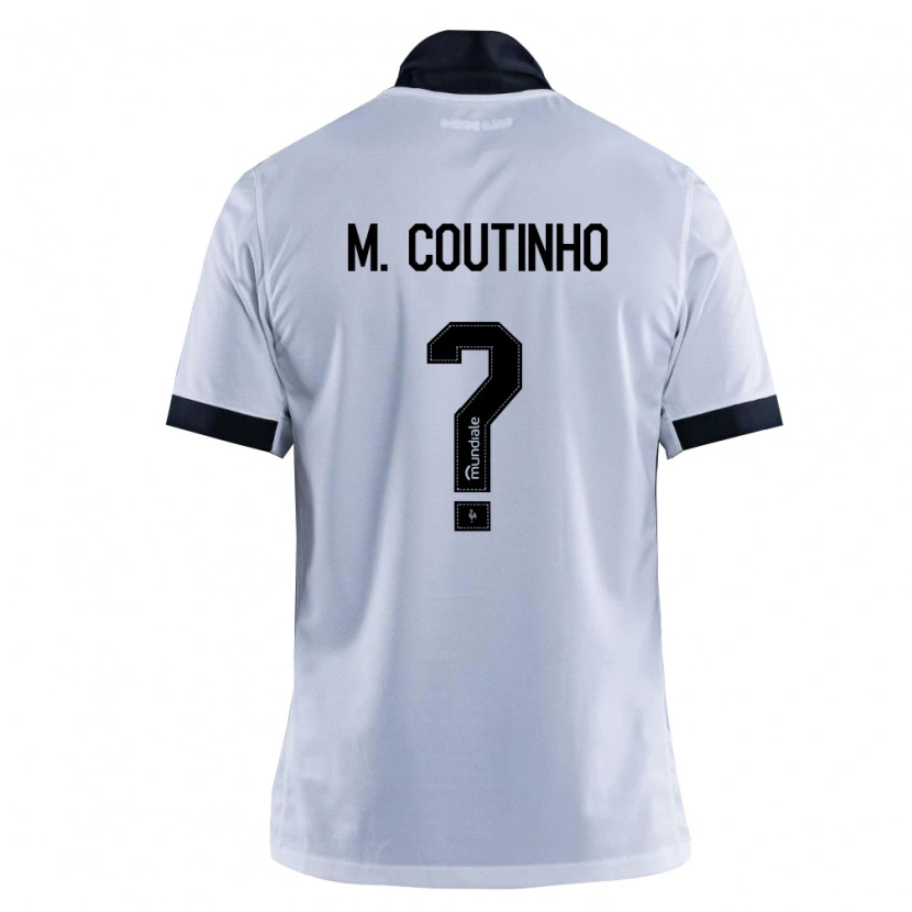 Danxen Bambino Maglia Murilo Coutinho #0 Nero Bianco Kit Gara Away 2026/27 Maglietta