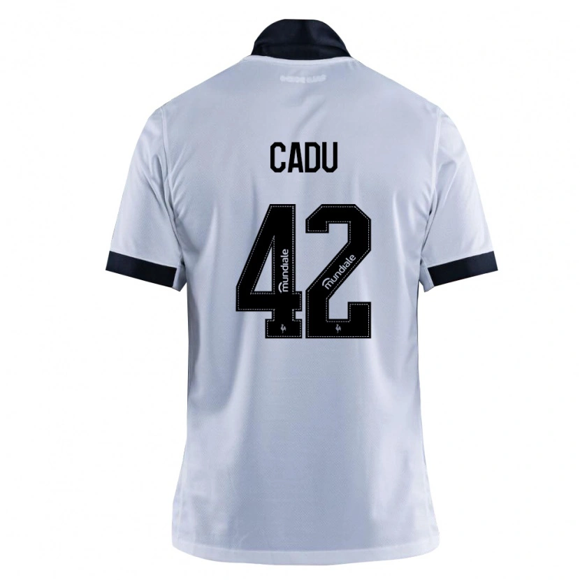 Danxen Bambino Maglia Cadu #42 Nero Bianco Kit Gara Away 2026/27 Maglietta