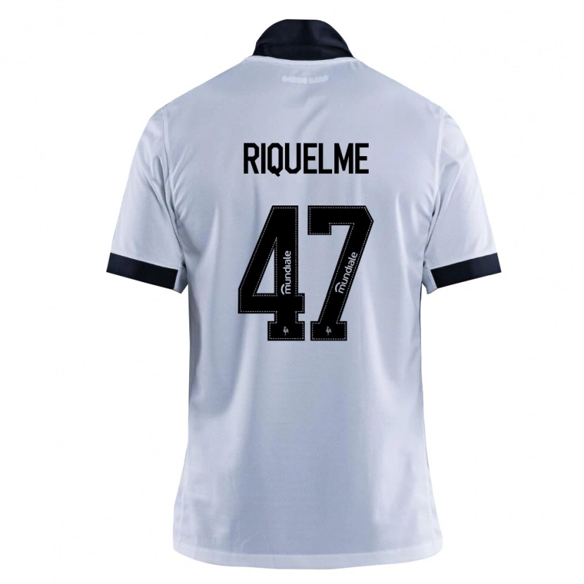 Danxen Bambino Maglia Riquelme Henrique Da Silva Ferreira #47 Nero Bianco Kit Gara Away 2026/27 Maglietta
