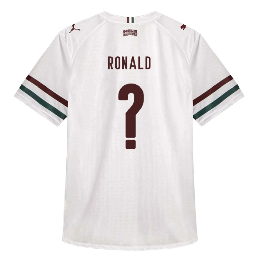 Danxen Bambino Maglia Ronald Mateus De Souza #0 Bianco Verde Borgogna Kit Gara Away 2026/27 Maglietta
