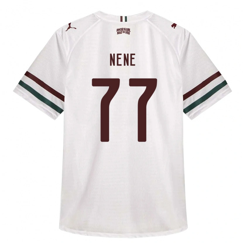 Danxen Bambino Maglia Nene #77 Bianco Verde Borgogna Kit Gara Away 2026/27 Maglietta