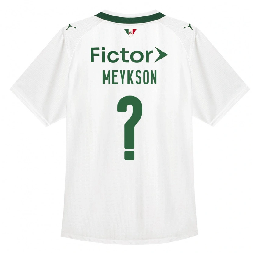 Danxen Bambino Maglia Meykson Silmark Nascimento #0 Verde Bianco Kit Gara Away 2026/27 Maglietta