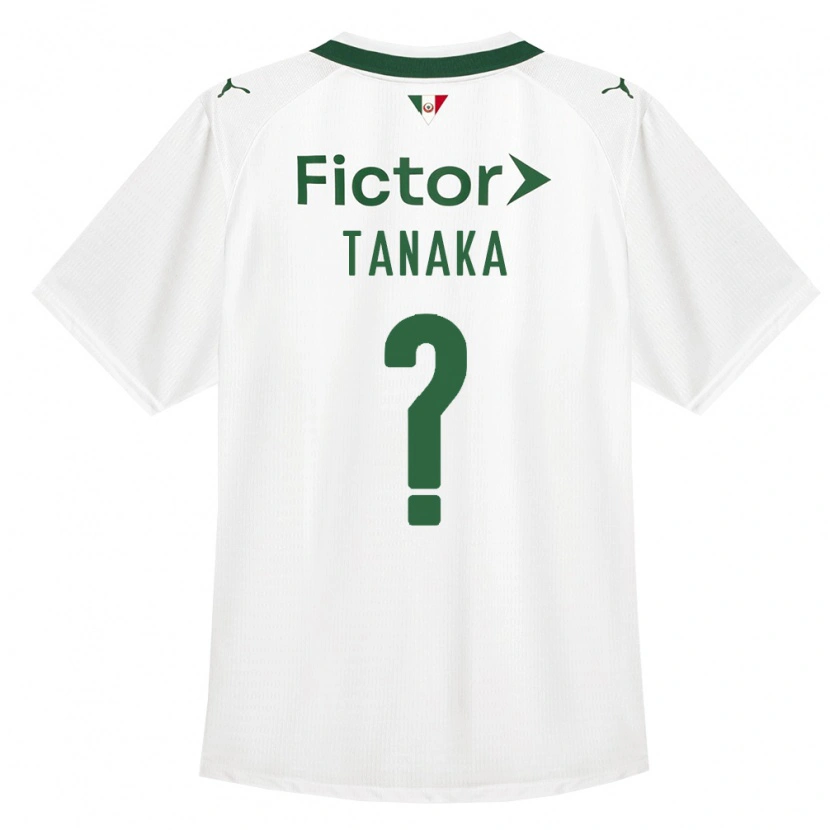Danxen Bambino Maglia Gabriel Tanaka #0 Verde Bianco Kit Gara Away 2026/27 Maglietta