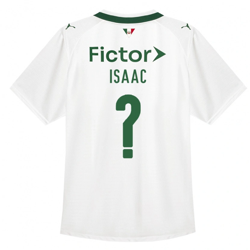 Danxen Bambino Maglia Isaac Farias Dos Santos #0 Verde Bianco Kit Gara Away 2026/27 Maglietta