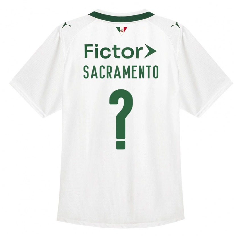 Danxen Bambino Maglia Wendell Sacramento #0 Verde Bianco Kit Gara Away 2026/27 Maglietta