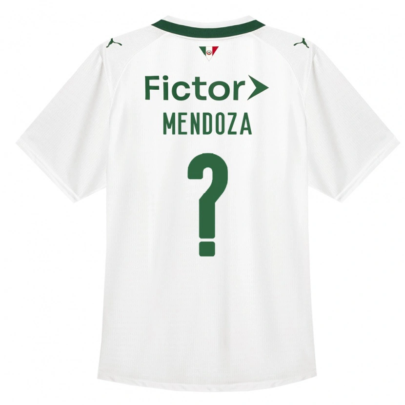 Danxen Bambino Maglia Beymar Mendoza #0 Verde Bianco Kit Gara Away 2026/27 Maglietta