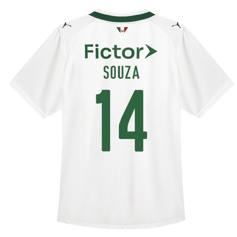 Danxen Bambino Maglia Luiz Fernando #14 Verde Bianco Kit Gara Away 2026/27 Maglietta