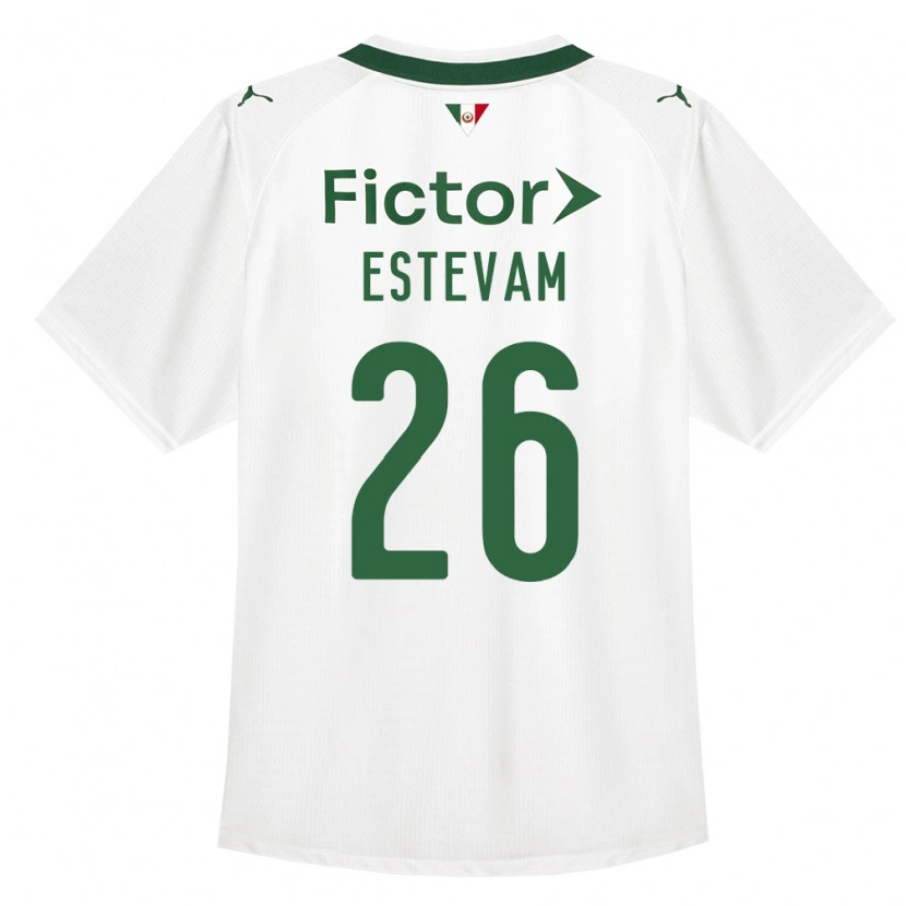 Danxen Bambino Maglia Laís Estevam #26 Verde Bianco Kit Gara Away 2026/27 Maglietta