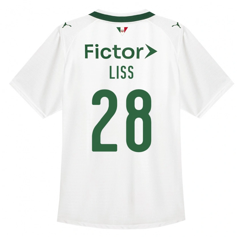 Danxen Bambino Maglia Victória Liss #28 Verde Bianco Kit Gara Away 2026/27 Maglietta