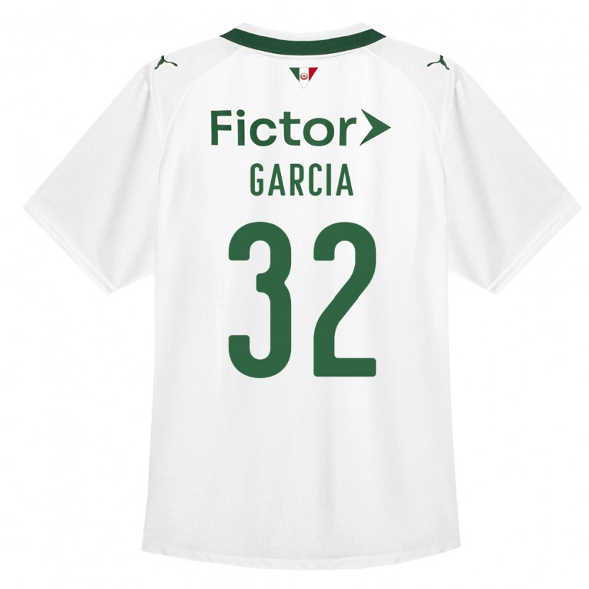 Danxen Bambino Maglia Garcia #32 Verde Bianco Kit Gara Away 2026/27 Maglietta