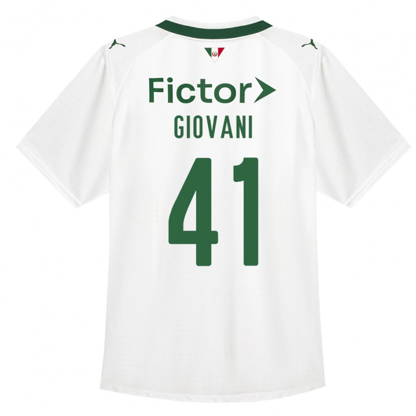 Danxen Bambino Maglia Giovani #41 Verde Bianco Kit Gara Away 2026/27 Maglietta