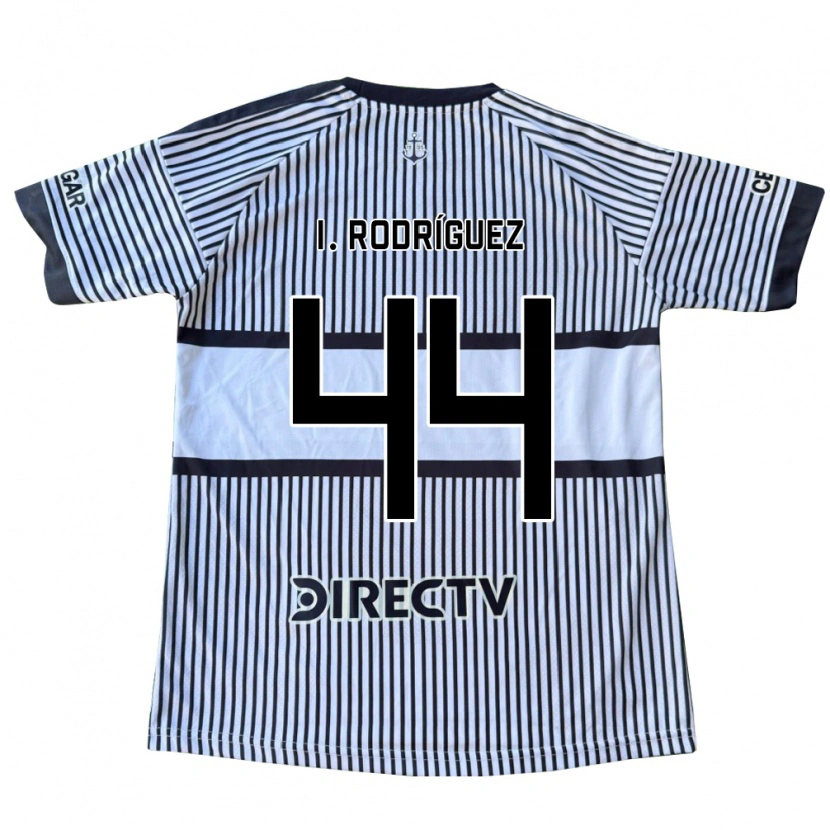 Danxen Bambino Maglia Ignacio Rodríguez #44 Bianco Giallo Nero Kit Gara Away 2026/27 Maglietta