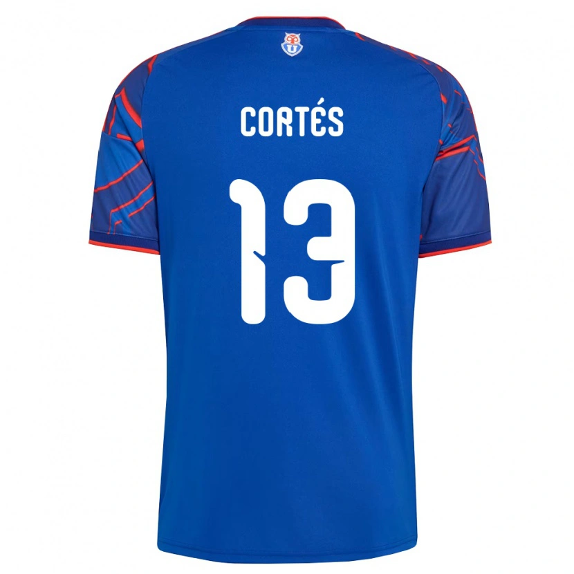 Danxen Uomo Maglia Jhon Cortés #13 Blu Reale Rosso Kit Gara Home 2026/27 Maglietta